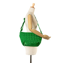 Bottega Veneta | Pre-Owned Canvas Intrecciato Webbing Cassette Crossbody | Green