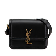 Saint Laurent | Pre-Owned Small Calfskin Solferino Satchel In Box | Black