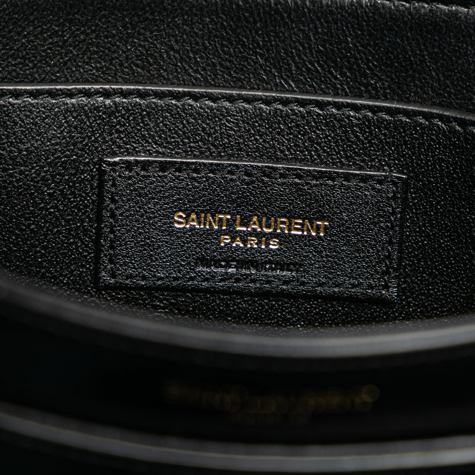 Saint Laurent | Pre-Owned Small Calfskin Solferino Satchel In Box | Black