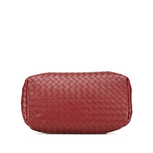 Bottega Veneta | Pre-Owned Mini Nappa Intrecciato Roma Satchel | Red