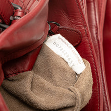Bottega Veneta | Pre-Owned Mini Nappa Intrecciato Roma Satchel | Red
