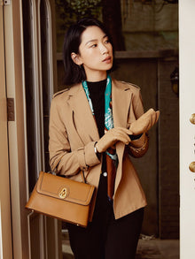 Woolen Trench Coat | Khaki
