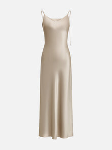 Acetic Acid Suspenders Dress | Camel