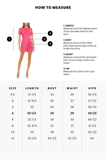 ONE33 SOCIAL | The Vega 3D Fuchsia Flower Cocktail Dress | Pink