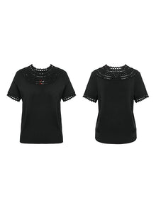 Round Neck Sweater | Black