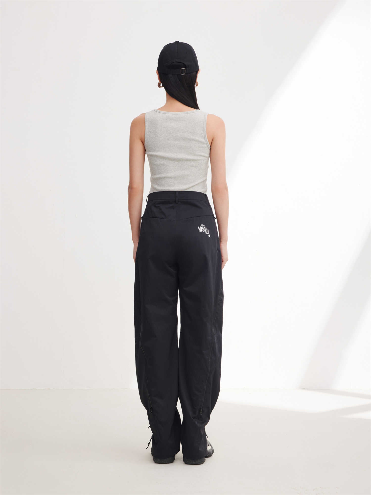Outdoor Sport Wide-leg Pants | Black