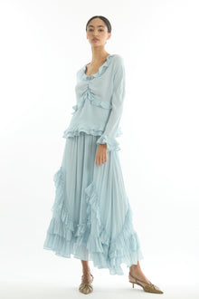 Elma Skirt | Powder Blue