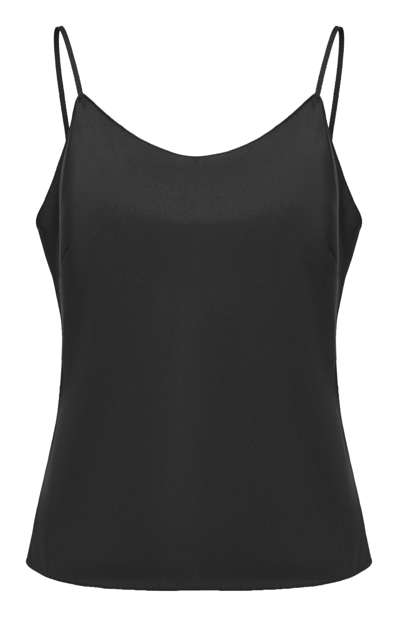 Silk Embrpoidered Collar Button-Down Shirt | Black