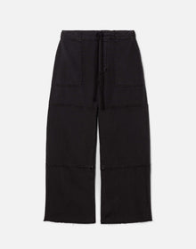 Womens | Beach Pant Crop | Washed Black