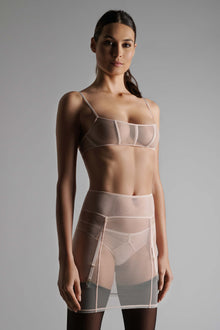Skirt with Suspenders - L'Amoureuse | Pink