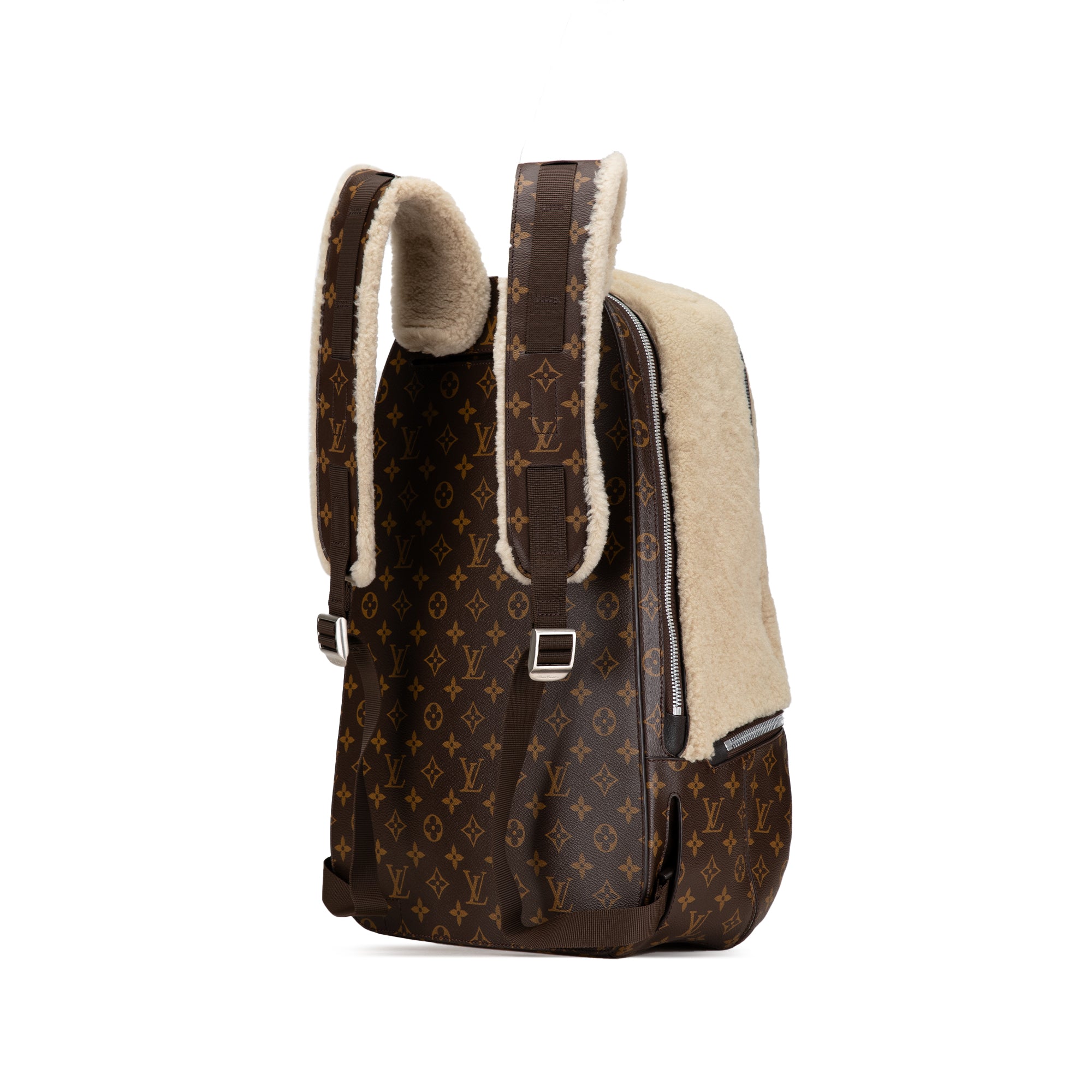 Louis Vuitton | Pre-Owned Marc Newson Monogram Shearling Backpack | Brown