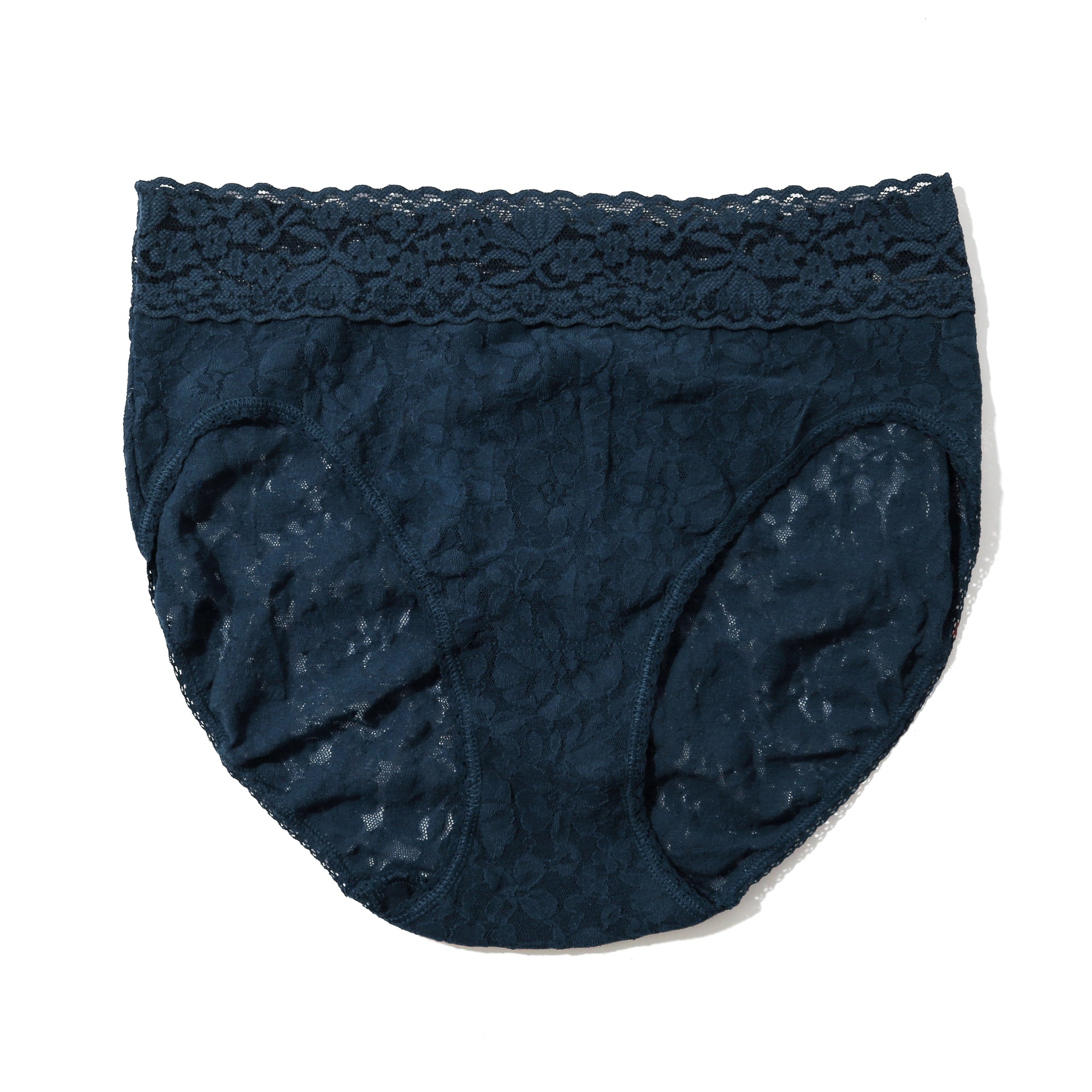 Flora Lace French Brief | Night Owl (Blue)