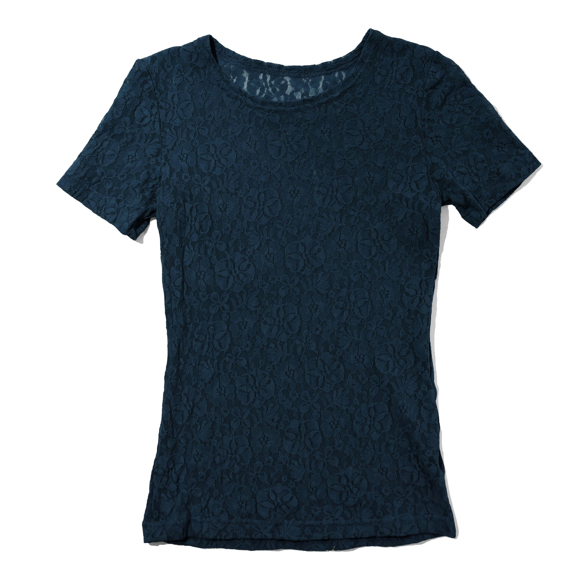 Flora Short Sleeve Top | Night Owl (Blue)