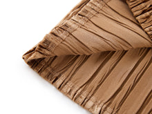 Pleated Skirt | Gold