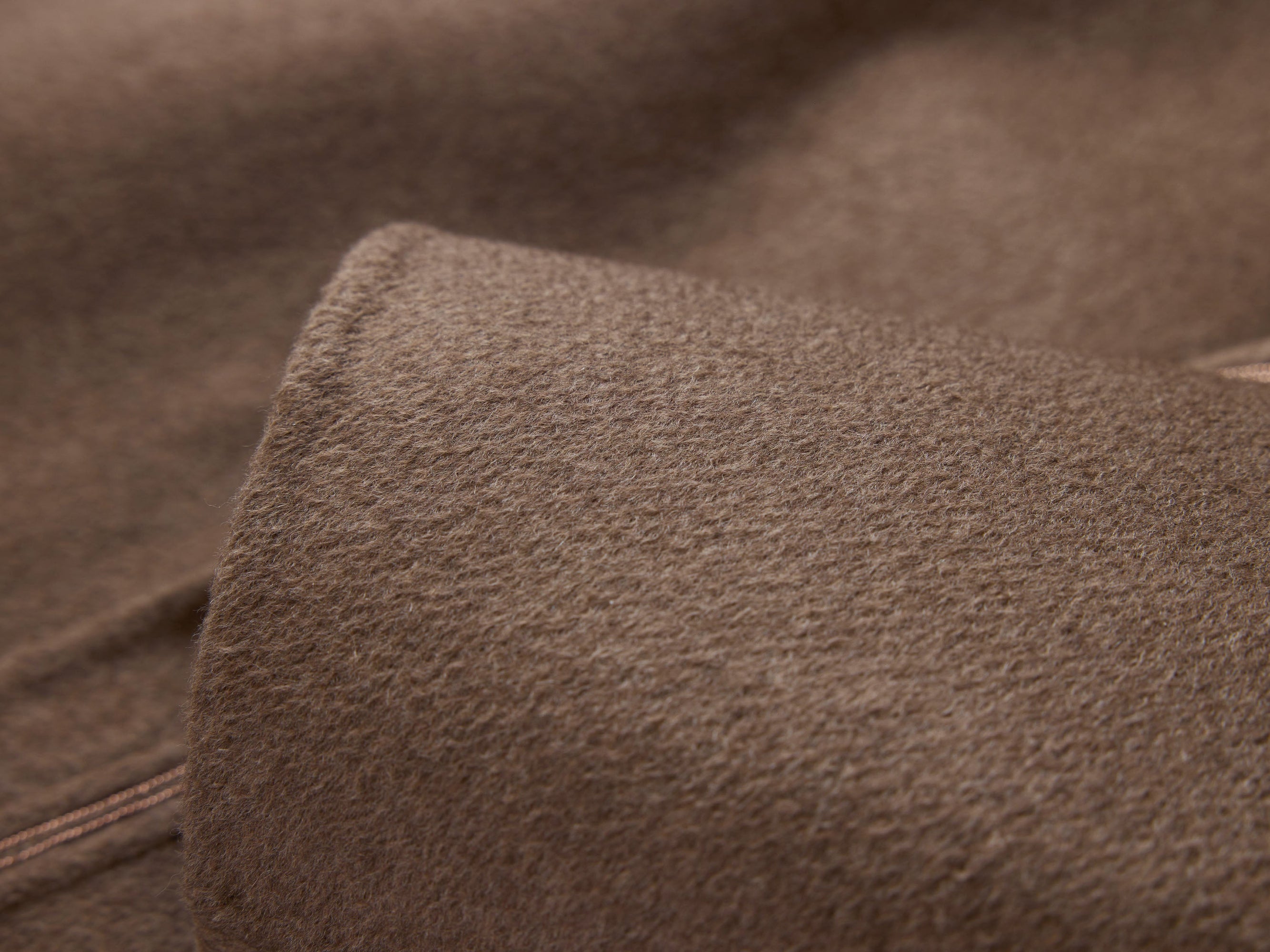 Thin-Strap Cashmere Coat | Brown