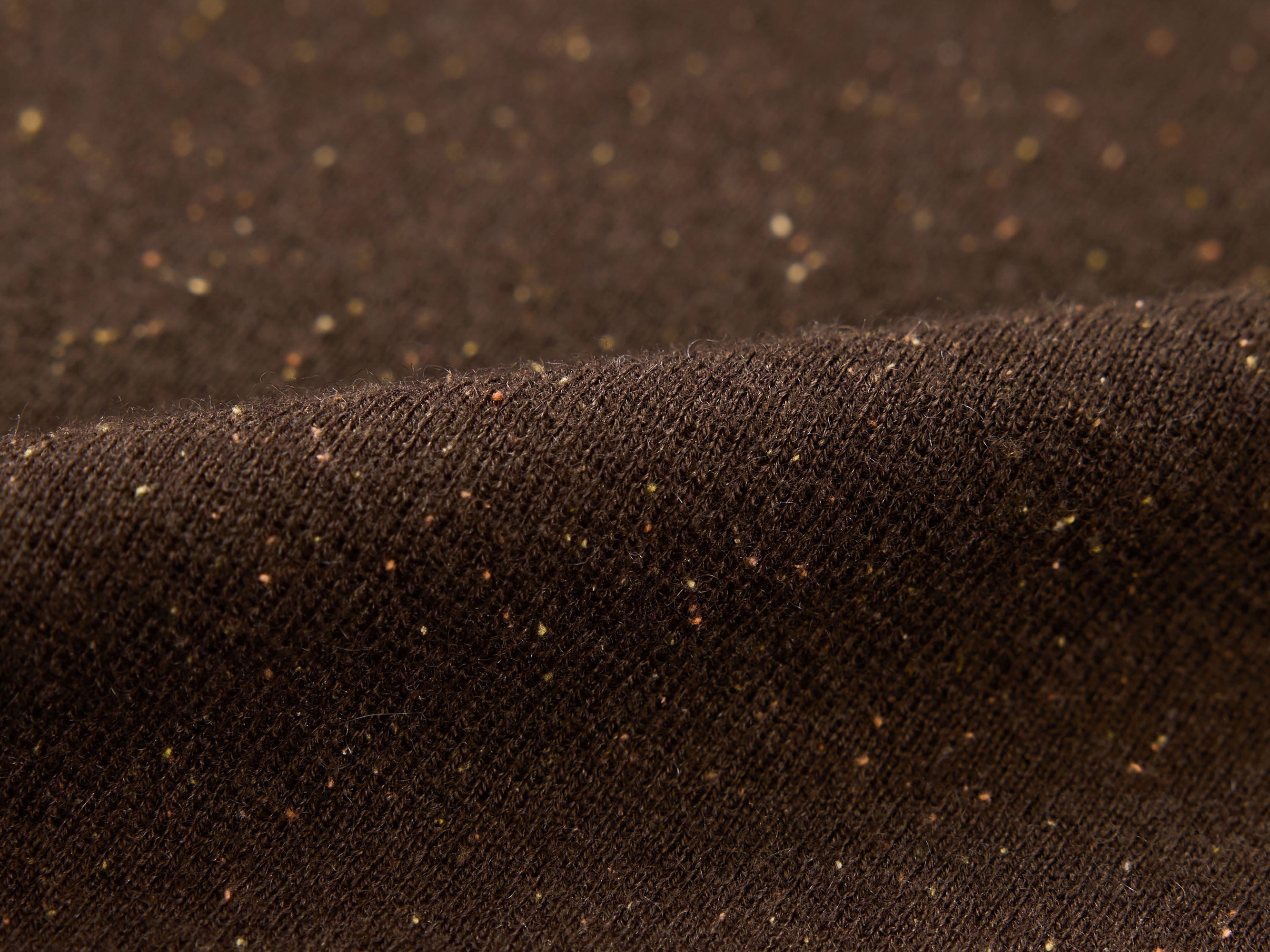 Turtleneck Knit Top | Heather Brown