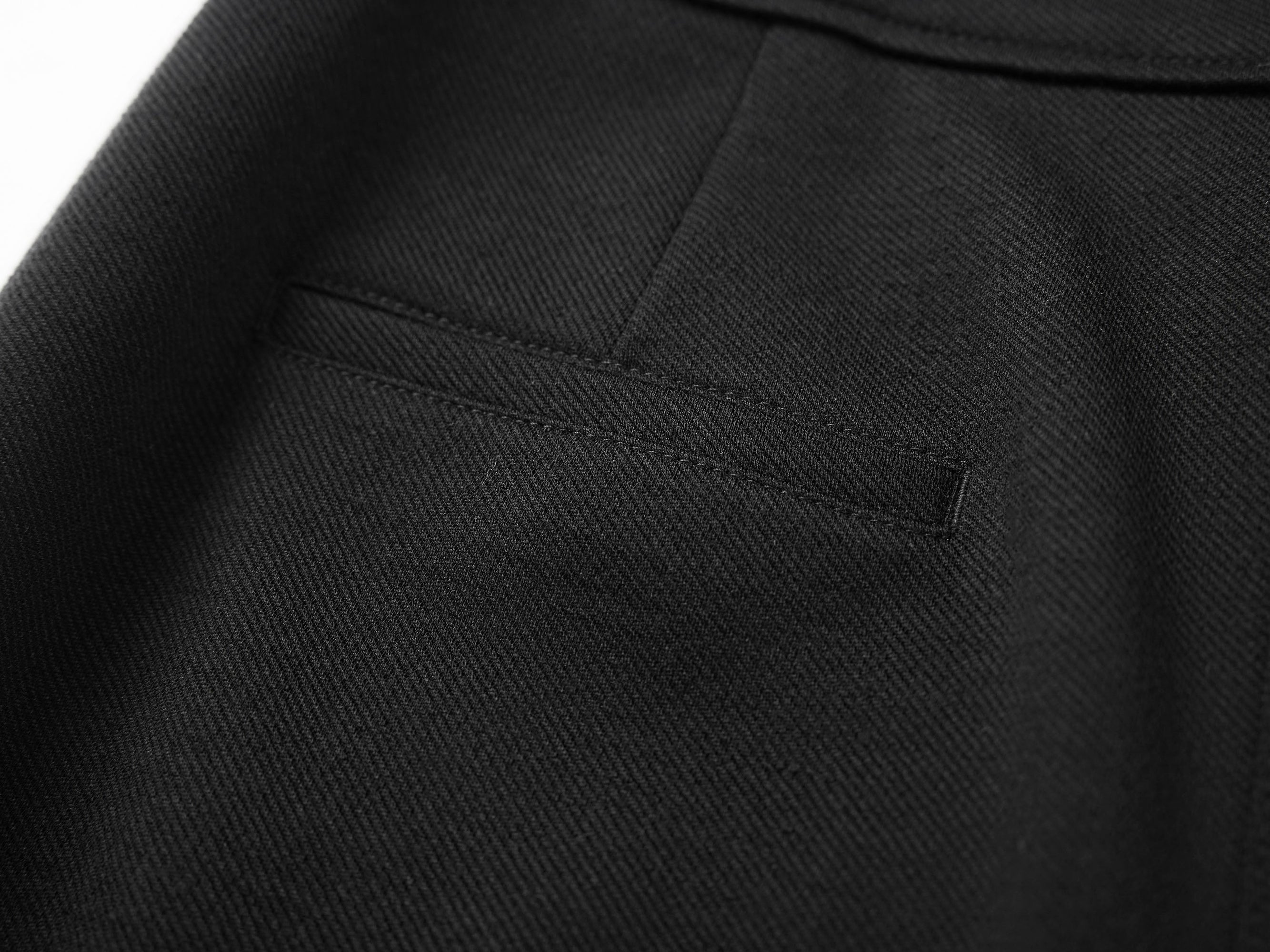 High-Waist Flared Leg Trouser | Black