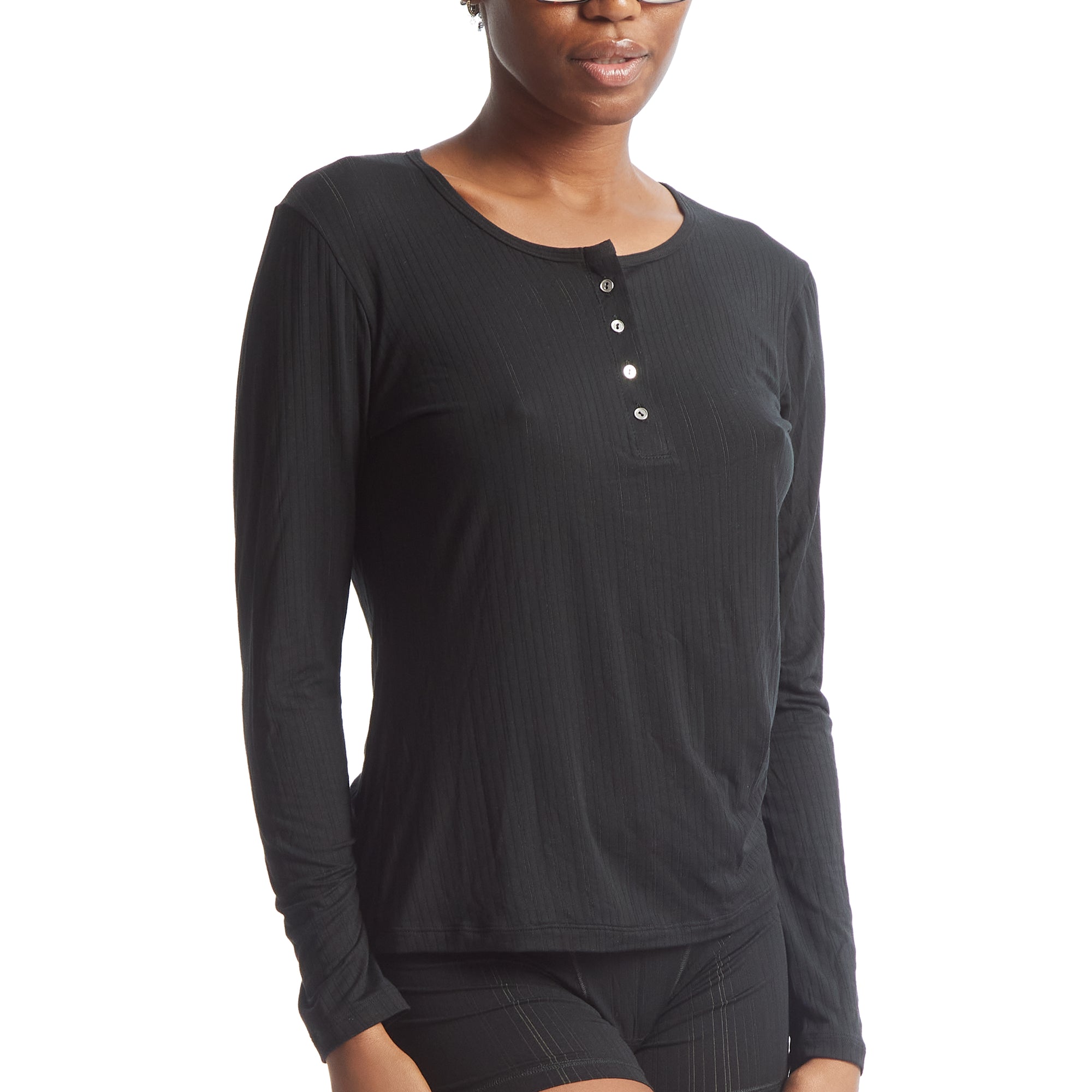 Long Sleeve Top | Black