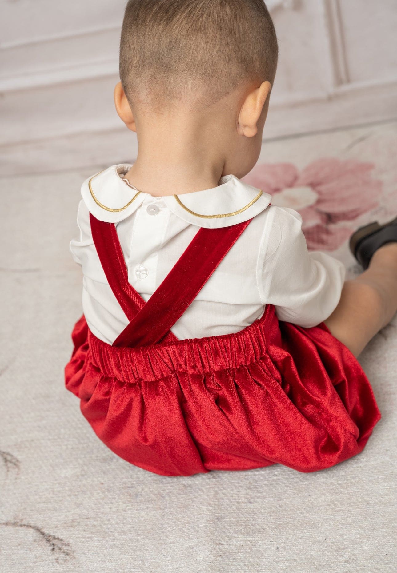 Victor Ceremony Romper and Shirt | Red/White