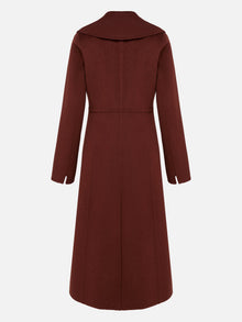 Cashmere coat | Brown