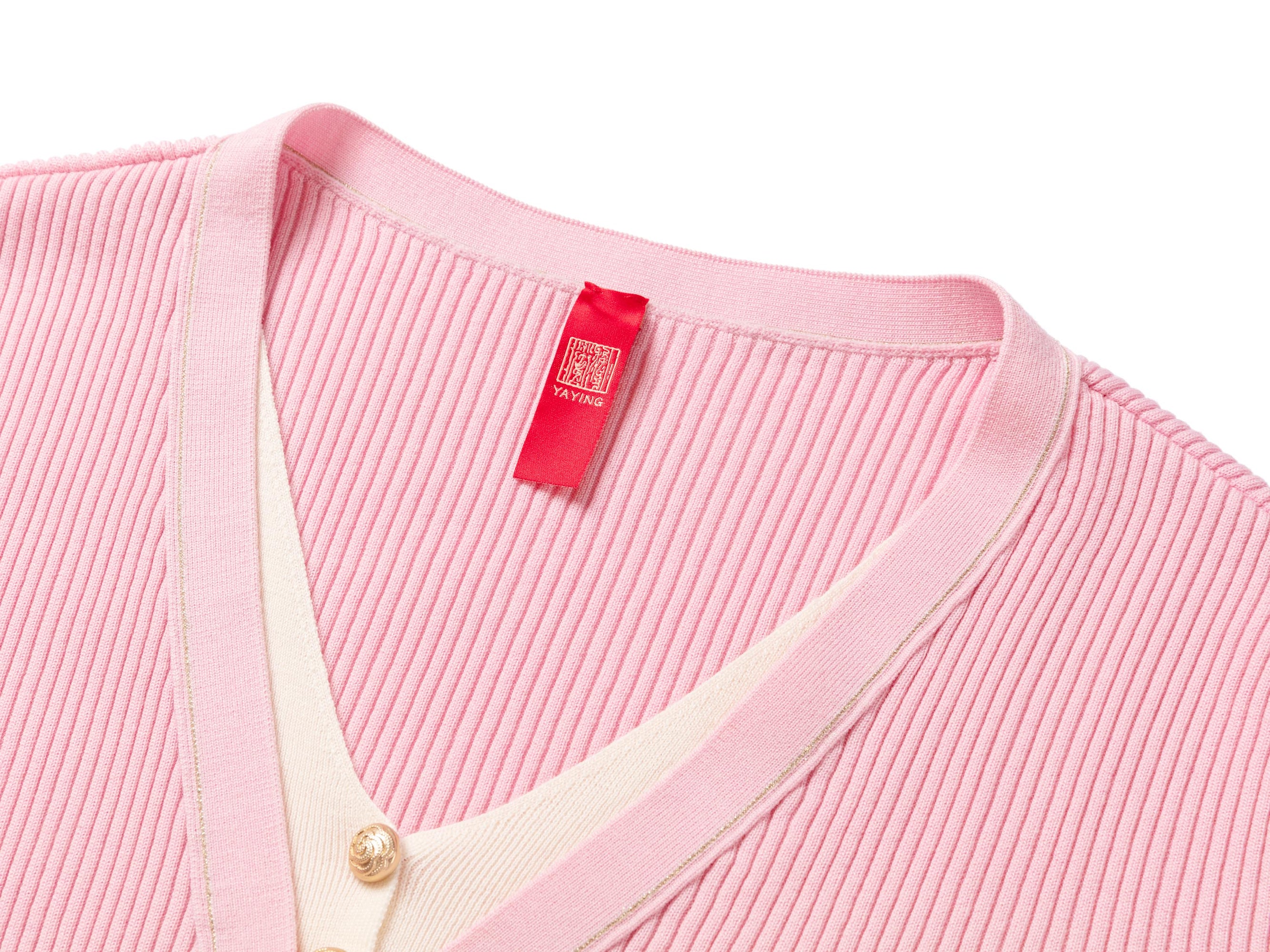 Merino Wool Knit Sweater | Pink