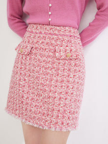 Parisian-style Skirt | Rose Red