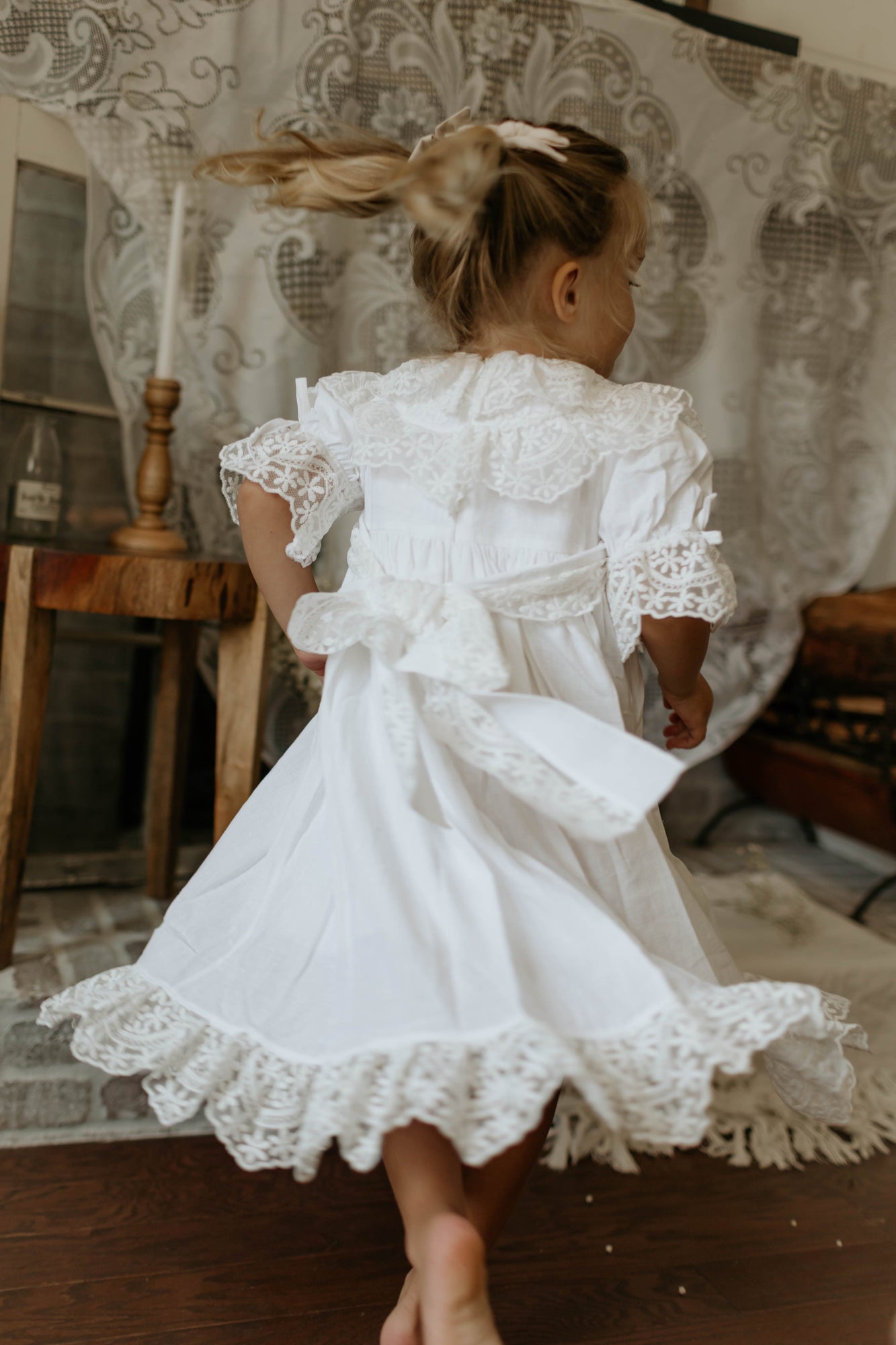 Katherine Embroidered Linen Dress - Petite Maison Kids