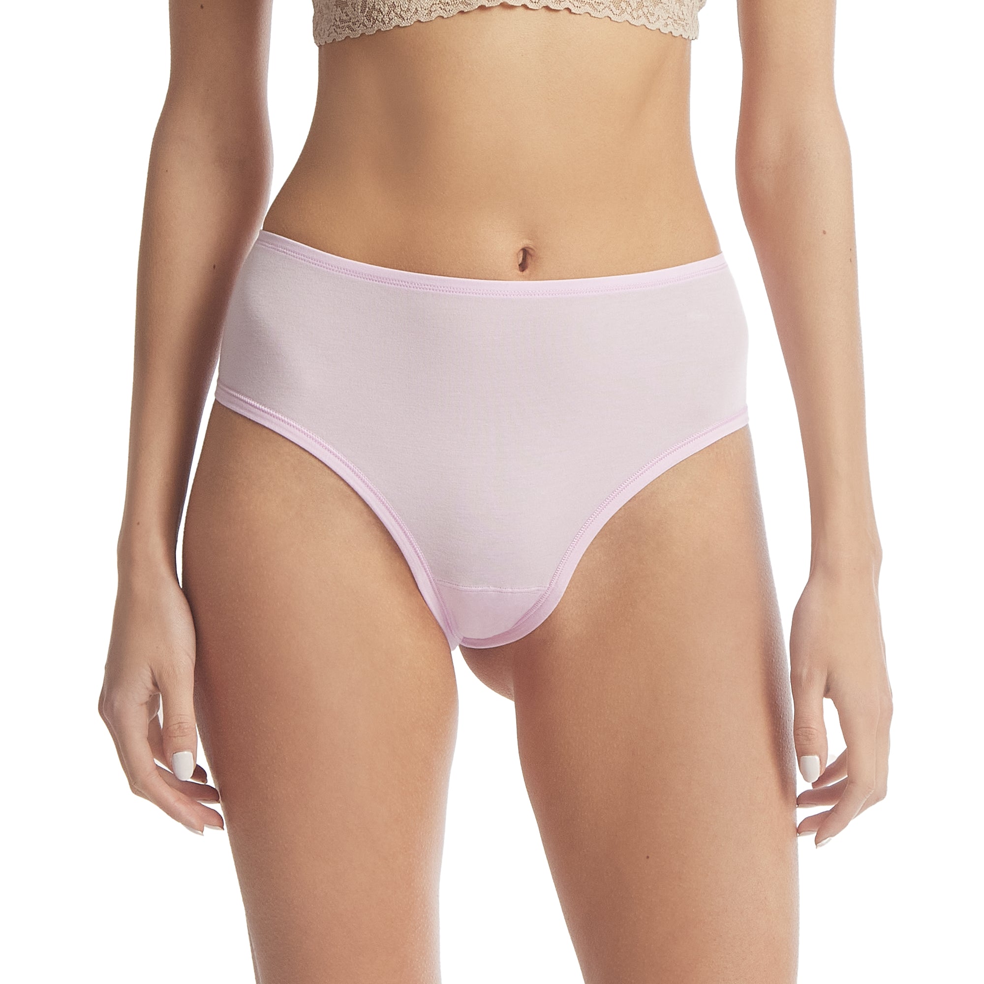 Playstretch High Rise Thong | Meadowsweet (Pink)