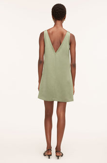 Heavy Satin Shift Dress | Foliage