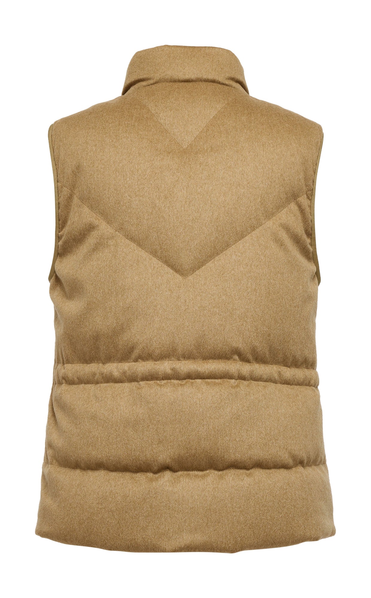 Quilted Vest | Camel