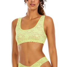 Daily Lace Lined Scoop Neck Bralette | Lime Zest Yellow