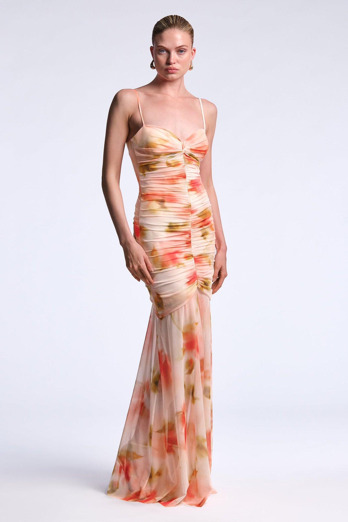 Soraya Gown | Floral Echo Print