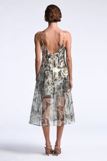 Lorelie Dress | Abstract Garden Print