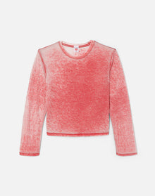 Womens | Long Sleeve Boxy Tee | Heritage Red