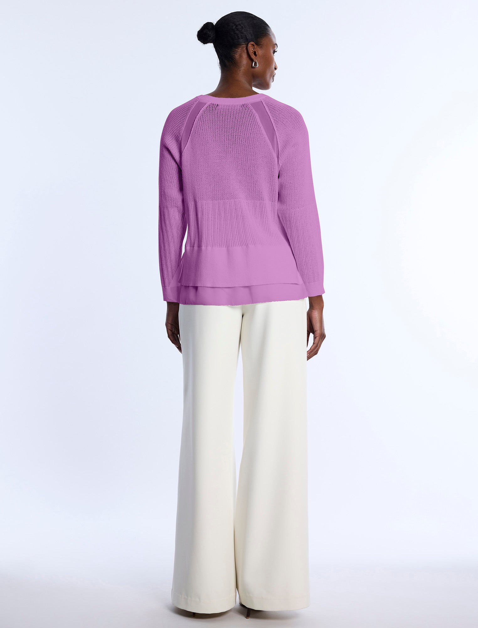 Pointelle Knit Sweater | Freesia