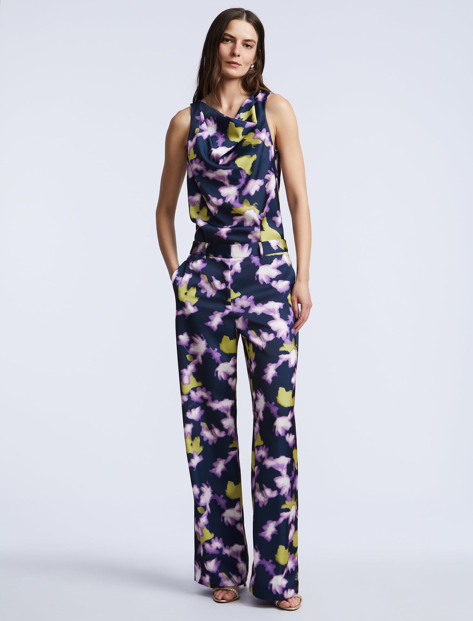 Printed Cami | Meadow Violet Floral Print