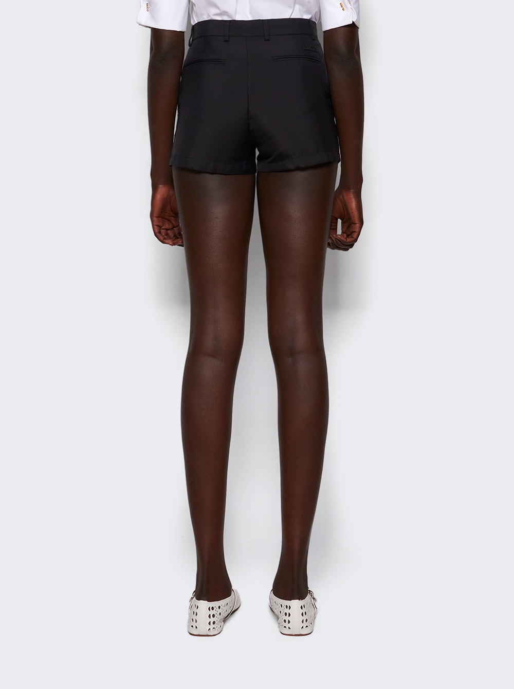 Women | Gucci | Techno Gabardine Shorts | Black
