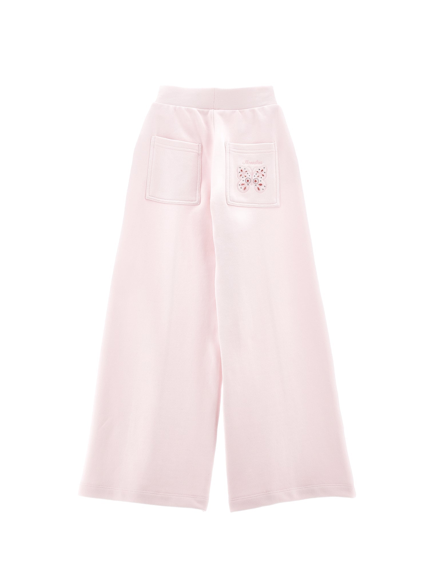 Girls | Chic Embroidered Sweatpants | Antique Pink