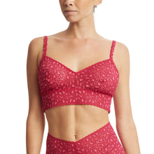 Cross-Dyed V-Neck Bralette | Berry Sangria/Pink Sapphire