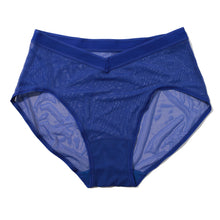 Mesh High Cut French Brief | Eclipse (Blue)