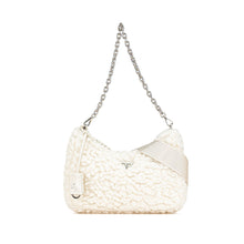 Prada | Pre-Owned Cashmere Wool Re-Edition 2000 Satchel | White
