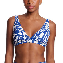 Swim Wrap Bikini Top | Poolside (Blue)