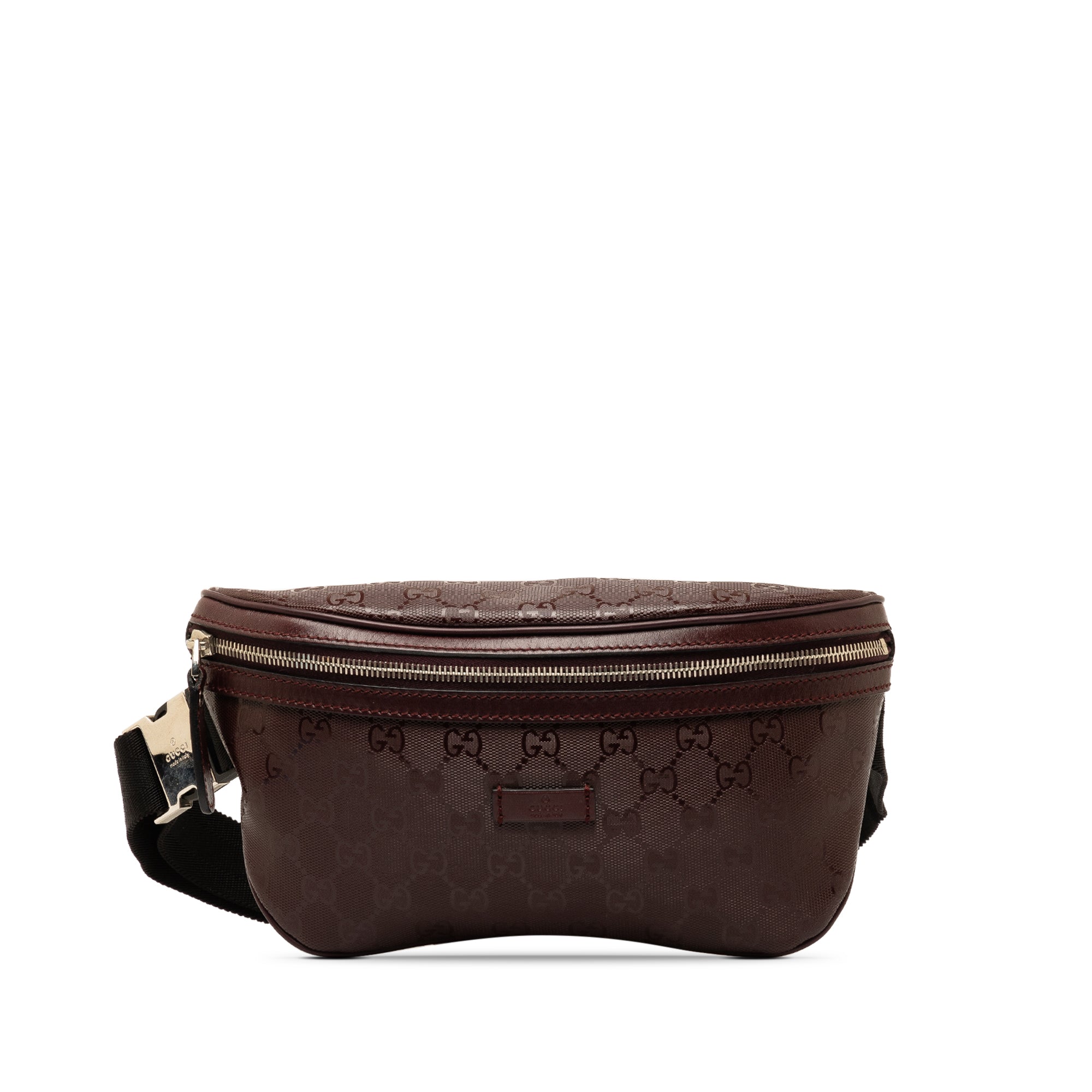 Gucci | Pre-Owned GG Imprime Belt Bag | Red