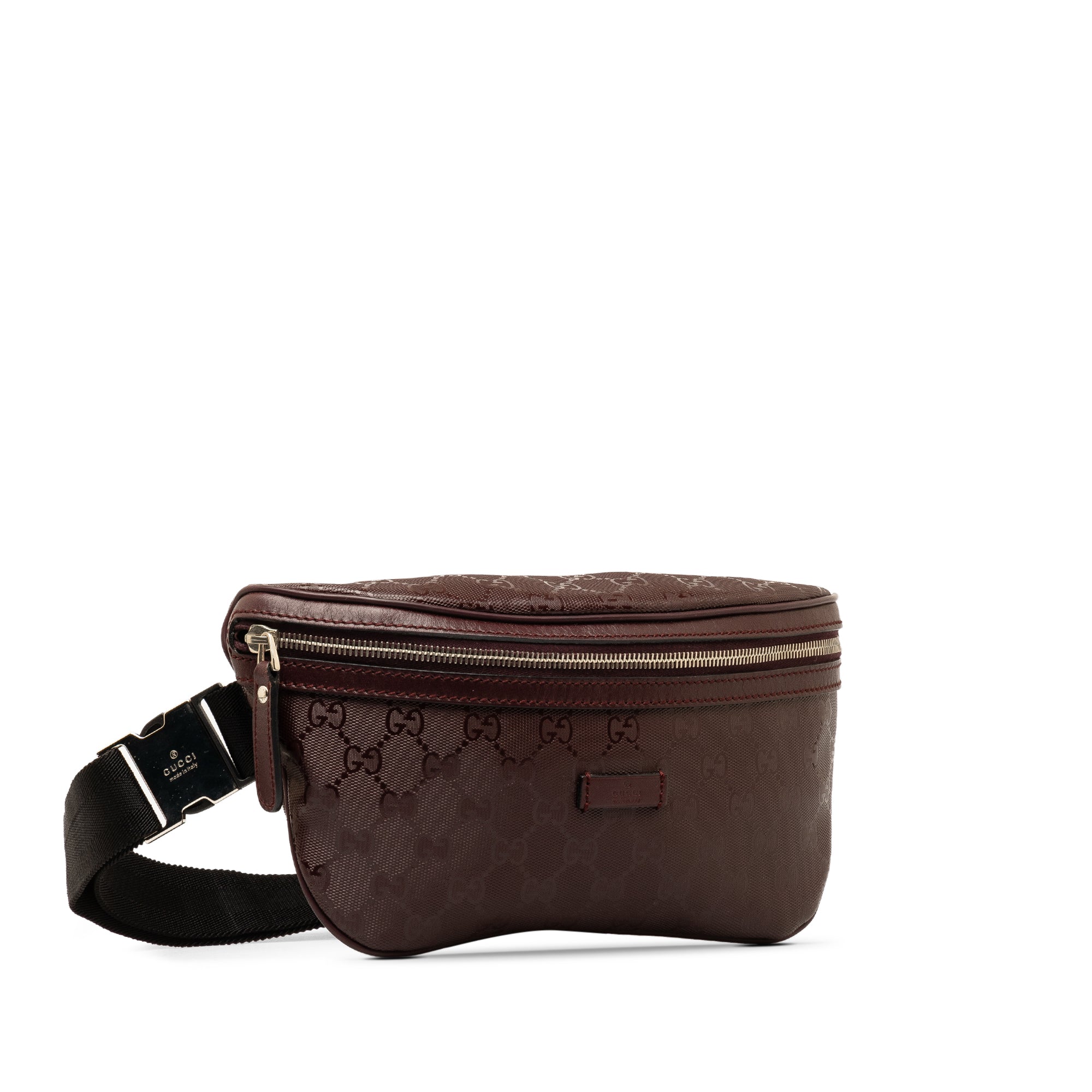 Gucci | Pre-Owned GG Imprime Belt Bag | Red