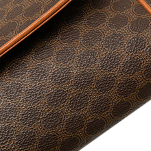 Celine | Pre-Owned Macadam Coated Canvas Clutch | Brown