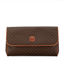 Celine | Pre-Owned Macadam Coated Canvas Clutch | Brown