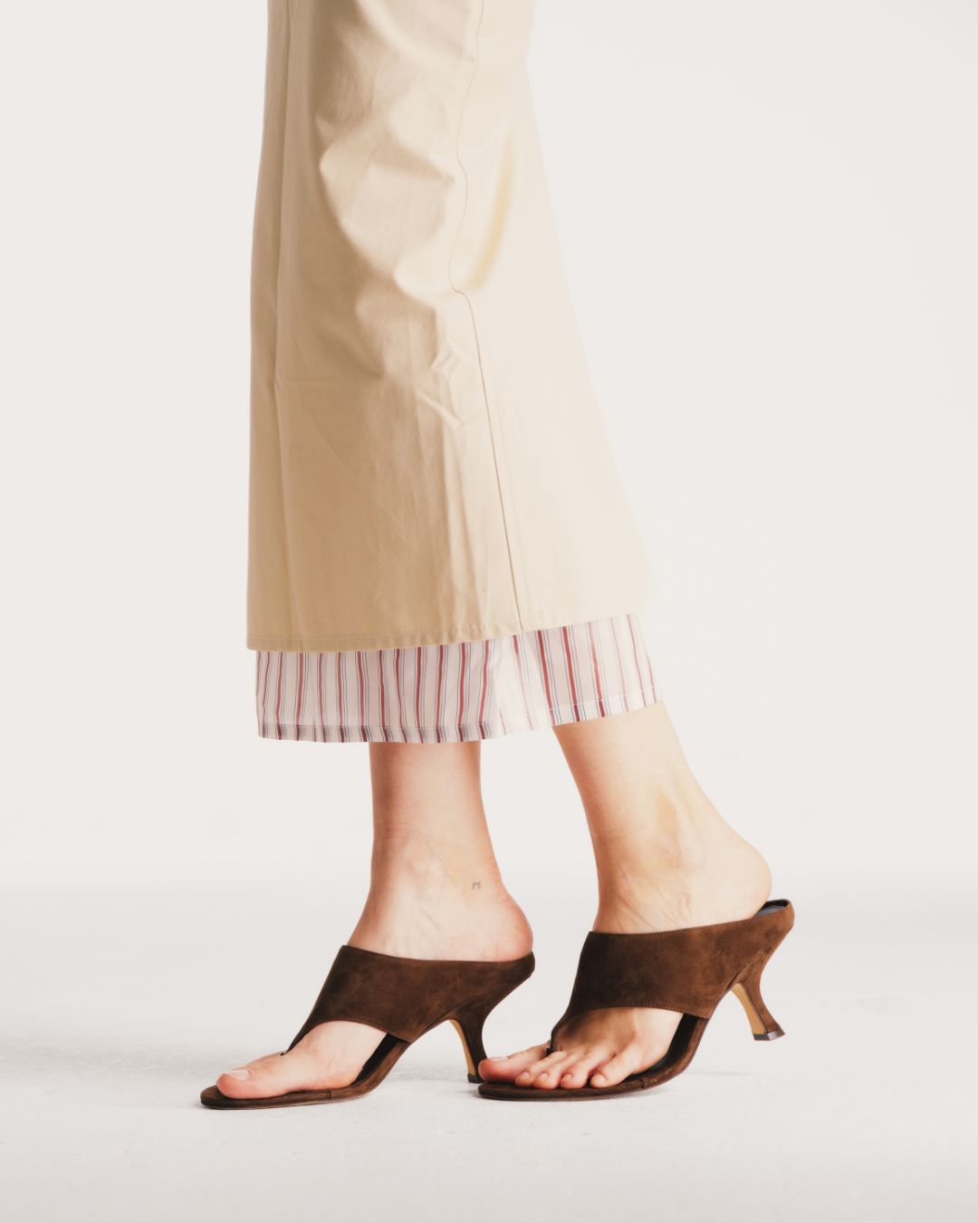 Womens | Mercer Suede Heel | Brown