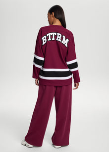 Better League Hockey Jersey | Burgundy