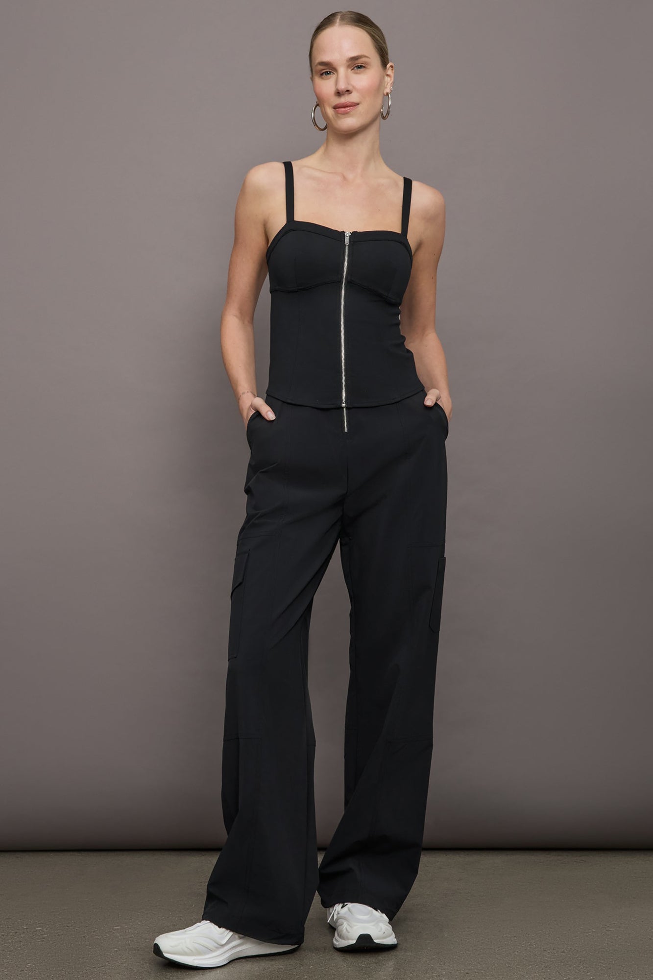 Bandier | Quincy Cargo Pants | Black