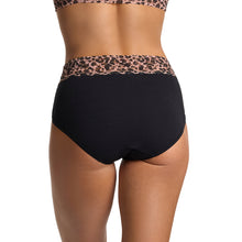 Cotton French Brief | Black/Walk On The Wild Side